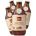 Papa Vince Low Sodium Cherry Tomato Sauce - Made in Italy, 50 mg Sodium per serving, 4-pack, 333g each Glass Jar