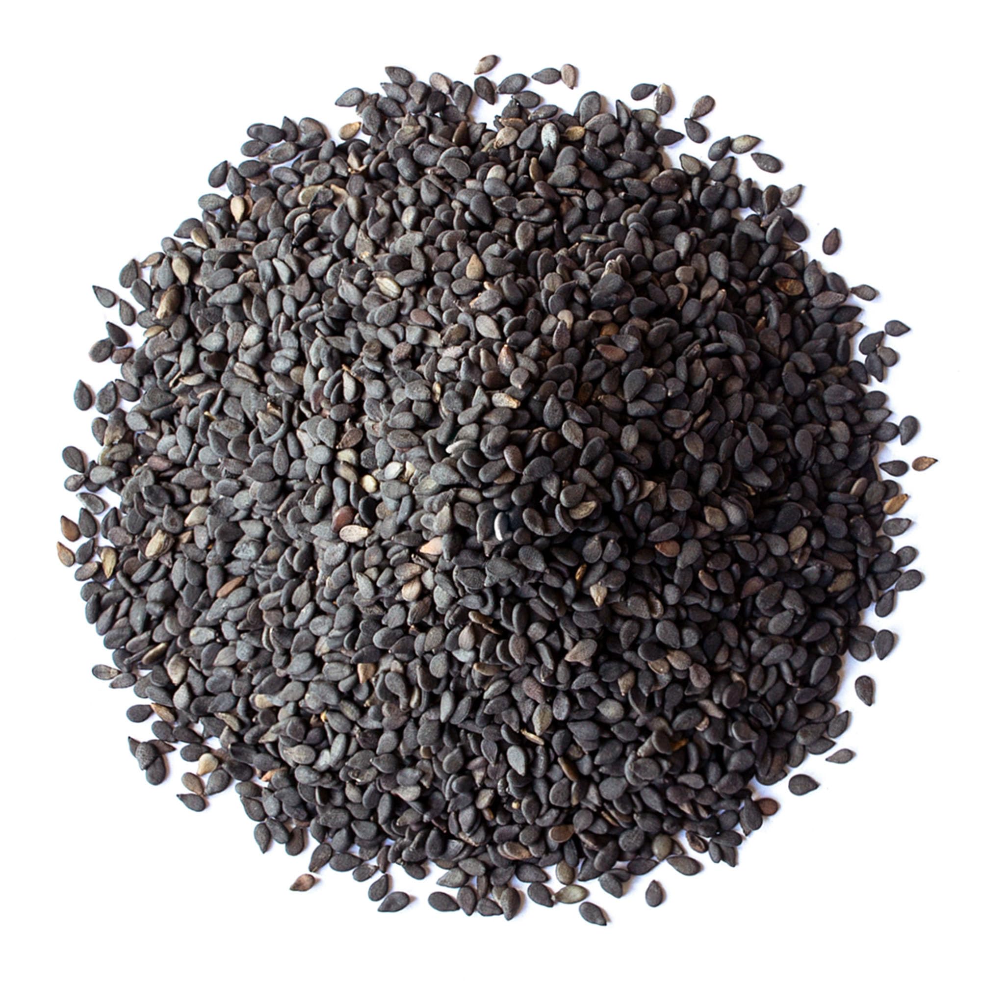 Food to Live Toasted Black Sesame Seeds, 8 Ounces - Crunchy and Nutritious Snack, Oven Roasted, Unsalted, No Oil Added, Perfect for Cooking, Baking