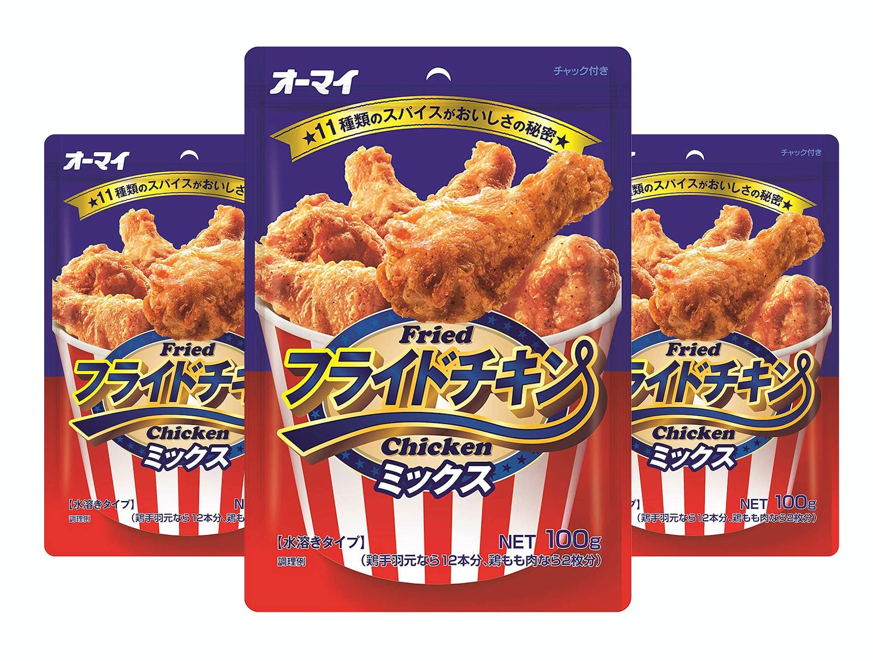 [PACK OF 3] NIPPN KARAAGEKO, JAPANESE STYLE FRIED CHICKEN SEASONED POWDER ???? ??????????? - 100 GRAM