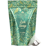 Harney and Sons Luck Always Tea | 25 Sachets of Caffeinated Irish Breakfast Assam Black Tea