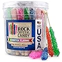 Boone's Mill | XL Rock Crystal Candy Sticks | Assorted Flavors | 36 Count