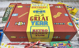 RETRO CANDY YUM ~ 1961 65th Birthday Gift Box Nostalgic Candy Mix from Childhood for 65 Year Old Woman or Man Born 1961 Jr