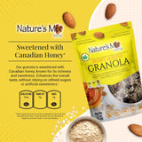 Nature's Mix - Honey Almond Granola - Almonds, Raisins, Dried Currants - Sweetened with Canadian Honey - No Sugar, Salt, or Preservatives - Small