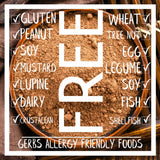 Gerbs Natural Cocoa Powder 2 lbs. | 10-12% Cocoa Butter Fat, Resealable Bag | Classic Unsweetened Cocoa | Top 14 Allergen-Free