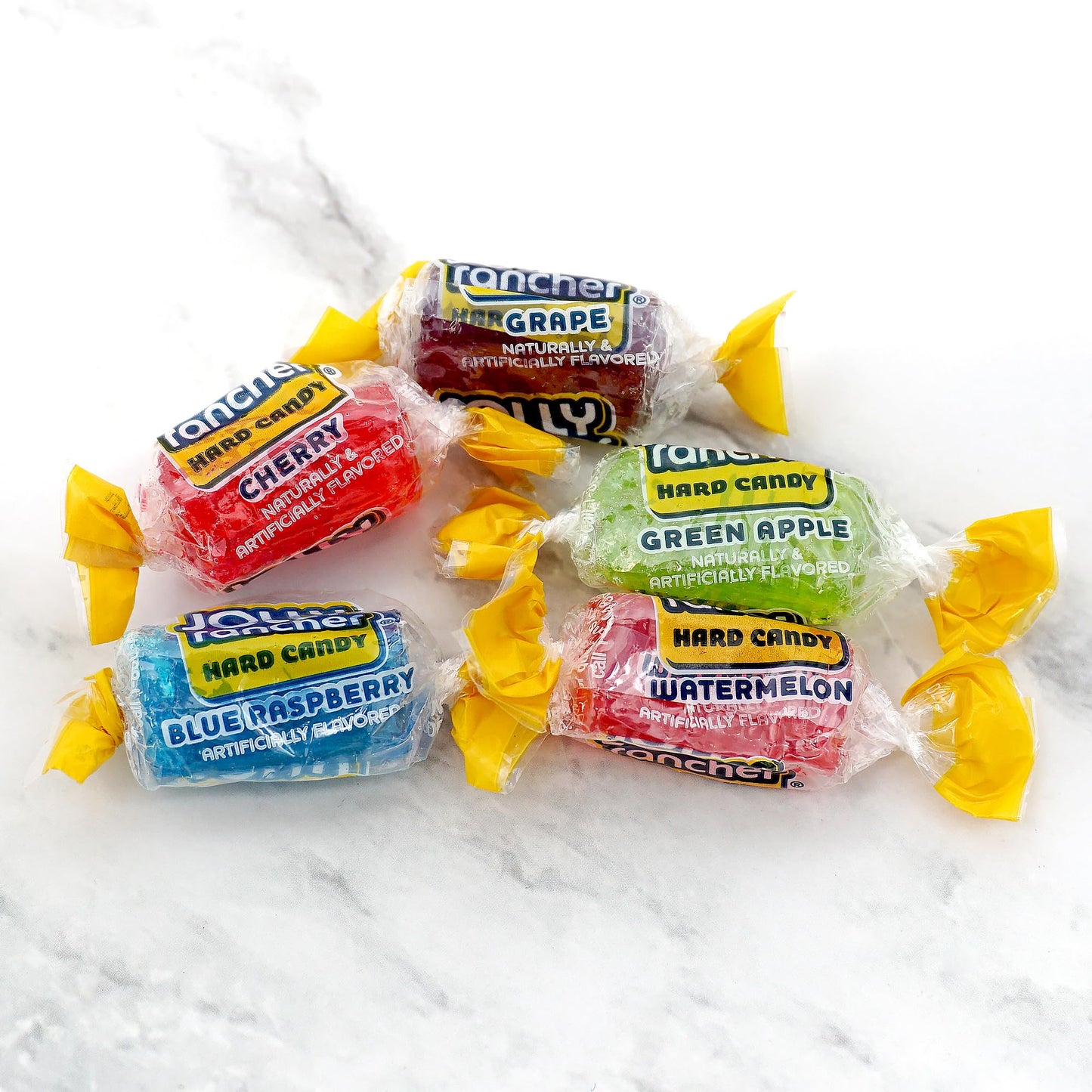 Jolly Ranchers Assorted Fruit Flavored Candy, 1lb Bulk Bag (Approx 75 Pieces), Individually Wrapped Hard Candy, The Hampton Popcorn & Candy Company
