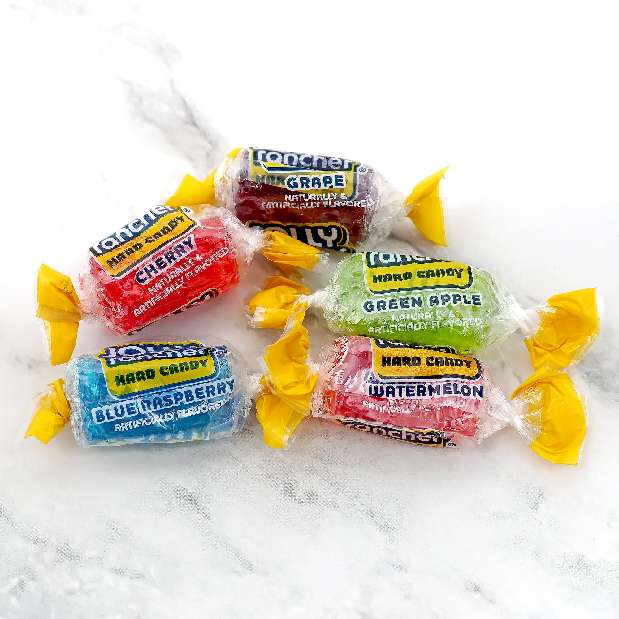 Jolly Ranchers Assorted Fruit Flavored Candy, 1lb Bulk Bag (Approx 75 Pieces), Individually Wrapped Hard Candy, The Hampton Popcorn & Candy Company
