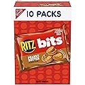RITZ Bits Peanut Butter Sandwich Crackers, Lunch Snacks, 10 Snack Packs