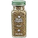 Simply Organic Whole Thyme Leaf, 0.78 Ounce Jar, Woodsy, Herbaceous, Plesantly Aromatic Thyme, Non GMO, NO ETO's, Kosher