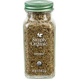 Simply Organic Whole Thyme Leaf, 0.78 Ounce Jar, Woodsy, Herbaceous, Plesantly Aromatic Thyme, Non GMO, NO ETO's, Kosher