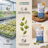 Snacks Solutions Sprouted Pumpkin Seeds-(2 oz - Pack of 8) USDA Organic, Kosher Certified, High Protein, Zinc & Magnesium - Crunchy Germinated Pepitas