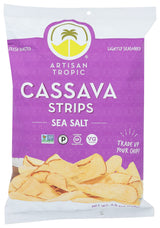 Artisan Tropic Cassava Strips Sea Salt, 4.5 Oz (Pack of 12)