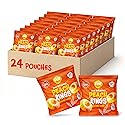 Peach Rings - 24 Packs - Peach Gummy Candies Individually Wrapped - Sweet and Sour Candy for Classroom, Snacking, Gifting, and Goodie Bags - Soft