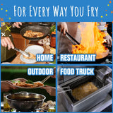FryAway® Super Fry Cooking Oil Solidifier Powder, Resealable Pouch with Scoop, Solidifies Up to 24 Cups, Plant-Based Grease Solidifier, Oil Hardener