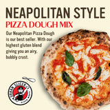 Urban Slicer Pizza Worx - 3 Pack Variety Pizza Doughs & 3 Pizza Sauces - Neapolitan, Deep Dish, and Grilling Dough - Pizza Making Kit - Makes 6 Pizzas