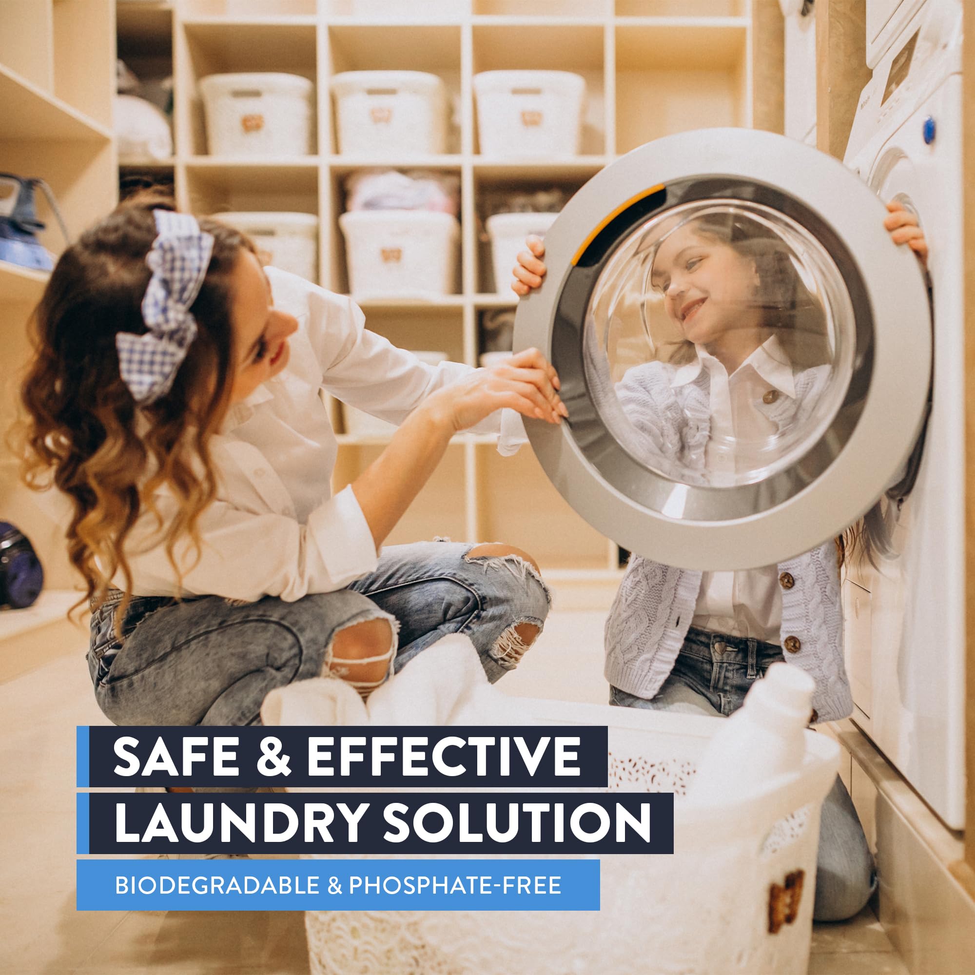 Detco Blue Max Industrial-Strength Laundry Detergent Concentrate - Safely Clean 256 Loads Per Gallon, 1/2 Ounce Per Load, Heavy Duty Concentrated