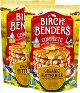 Birch Benders Organic Buttermilk Pancake and Waffle Mix, 16 oz (Pack of 2)
