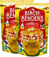 Birch Benders Organic Buttermilk Pancake and Waffle Mix, 16 oz (Pack of 2)