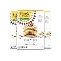 Simple Mills Organic Seed Crackers, Everything, Gluten Free, Flax Seed, Sunflower Seeds, Corn Free, Low-Calorie Snacks, Plant Based, Nutrient Dense