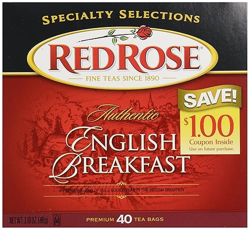 Red Rose English Breakfast Tea, 40 ct