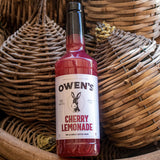 Owen’s Craft Mixers Live Nation Exclusive Cherry Lemonade 4 Pack | Handcrafted in USA | Premium Ingredients | Vegan & Gluten-Free Soda Mocktail