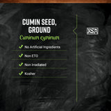 Frontier Co-op Ground Cumin Seed, 1-pound Bulk Bag, Rich, Warm, Complex Earthy Spice Flavor, Kosher