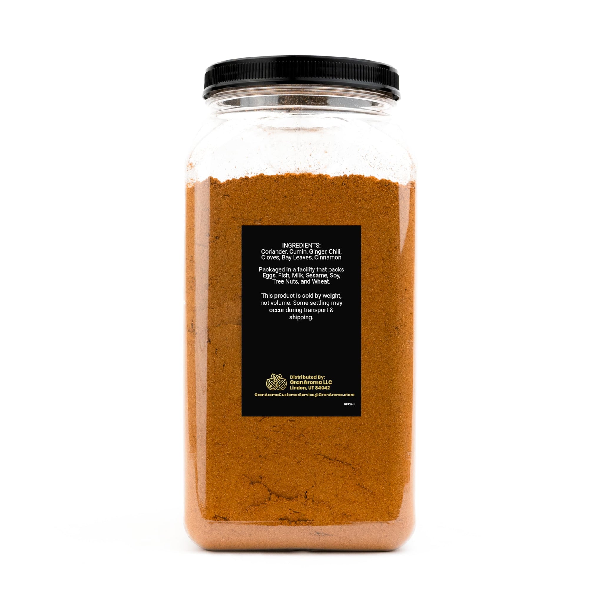GranAroma Garam Masala, Flavorful Spice Blend, Curries & Dry Rubs, Warm & Aromatic (4 Pound)