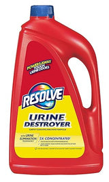 Resolve Urine Destroyer Steam Carpet Cleaner Solution - 2X Concentrated Formula Urine Eliminator for Pet Stains & Odors, Safe for Bissell, Hoover