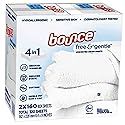 Bounce Free & Gentle Unscented Dryer Sheets, 320 ct.(Bulk Discount Available) 203805 160 Count (Pack of 2)