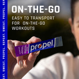 Propel Grape Water Beverage Mix with Electrolytes & Vitamins, 0.08 oz, 10 count (3 Pack)