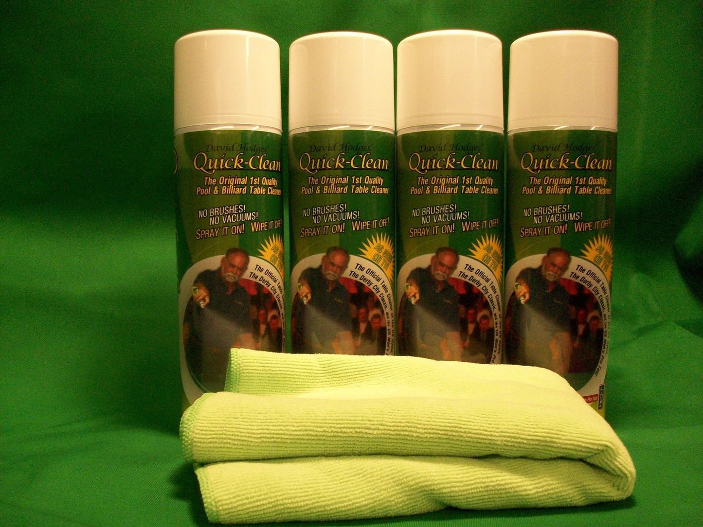 Quick Clean Pool Table Felt Cleaner Starter Kit #5-6 Cleaner &Towel