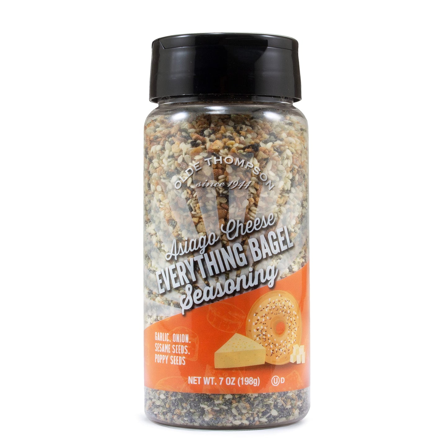 Olde Thompson Everything Bagel Seasoning with Asiago Cheese, Spice and Seasoning Blend, 7 Ounce