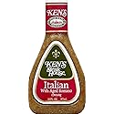 Ken's Steak House Italian Dressing with Aged Romano, 16 oz (Pack of 1)