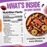 Tidbit Healthy Trail Mix Nuts Mix with Yogurt Cranberries, Yogurt Raisins, Dried Papaya, Pineapple, Banana Chips, Black Raisins & Almond - Tropical