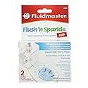 Fluidmaster 8102P8 Flush 'n Sparkle Automatic Toilet Bowl Cleaning System Refills, Blue 2-Pack, Upgraded Version