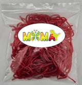 MiMa MiMa Assorted Gummy Candy - Fruity, Chewy Candy in Fun Shapes - Holiday Candy for Christmas Gifts & Stocking Stuffers - Strawberry Shoelaces 1lb