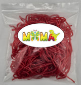 MiMa MiMa Assorted Gummy Candy - Fruity, Chewy Candy in Fun Shapes - Holiday Candy for Christmas Gifts & Stocking Stuffers - Strawberry Shoelaces 1lb
