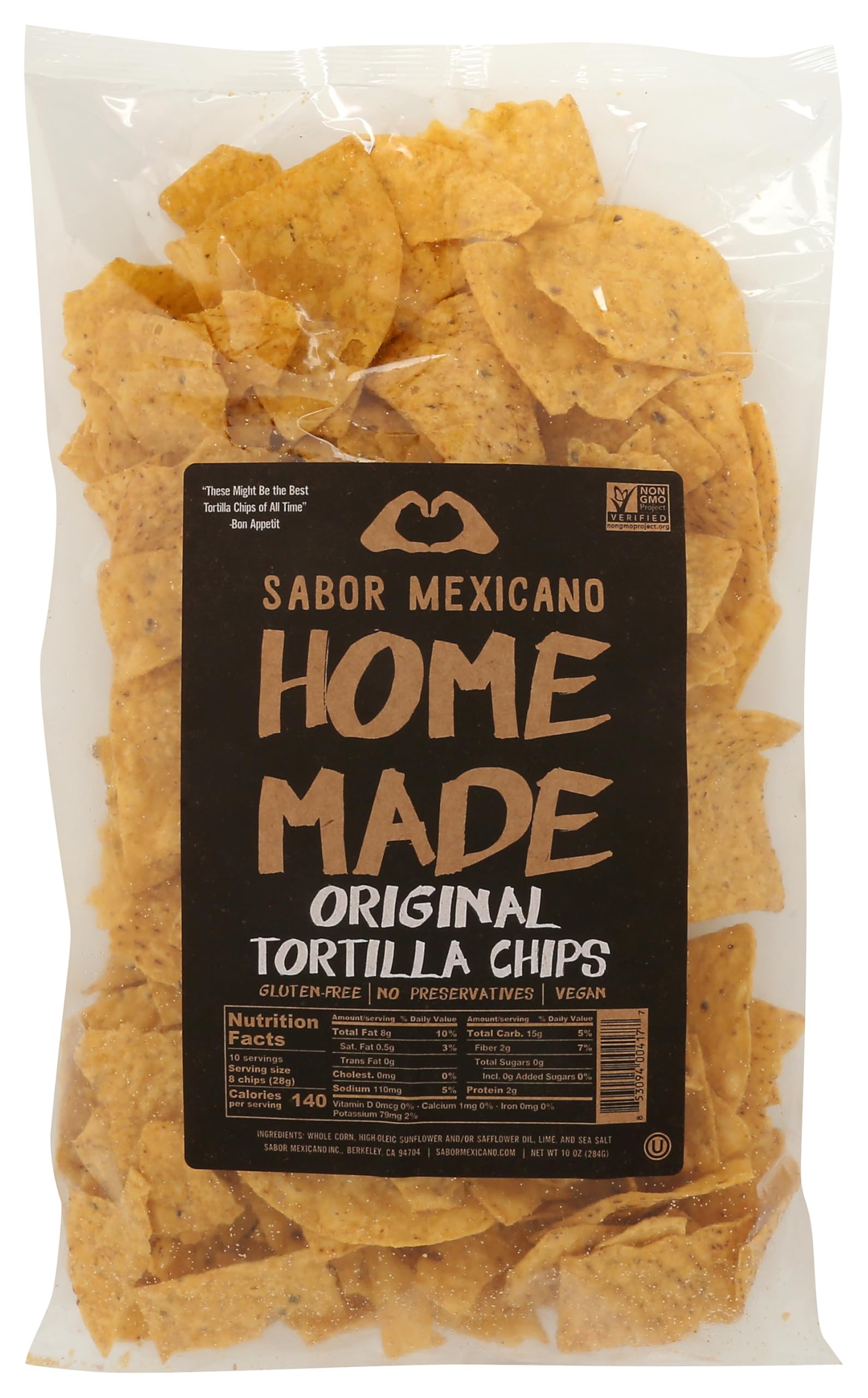 Sabor Mexicano Homemade Chips, 12 Oz