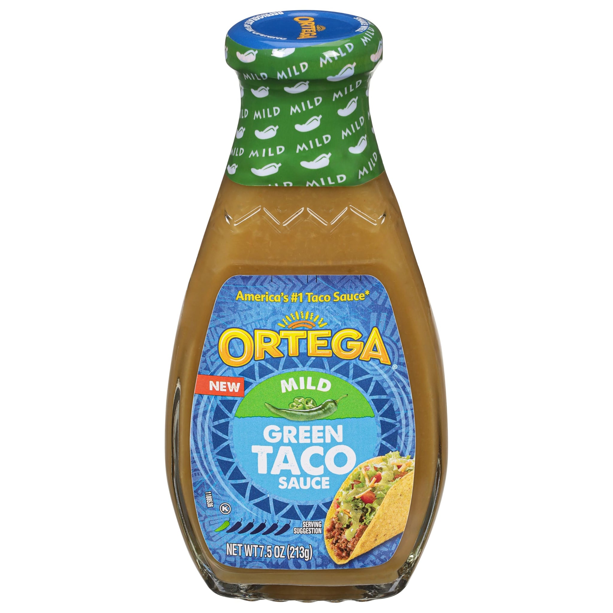 Ortega Mild Green Taco Sauce, 7.5 Ounce