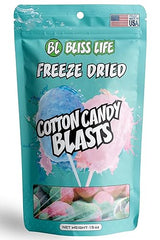 Bliss Life Cotton Candy Freeze Dried Sugar Candy from TikTok, ASMR Crunchy Candy, Spicy Sweet and Sour Kids Snacks, Unique Novelty Snack for Kids