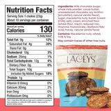 Laceys Gourmet Cookies | Light and Crispy Delicious Cookies | Handcrafted by Desserts On Us (8 Ounce, Macadamia & Milk Chocolate)