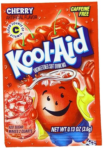 Kool-Aid Cherry Drink Mix, 0.13 Ounce