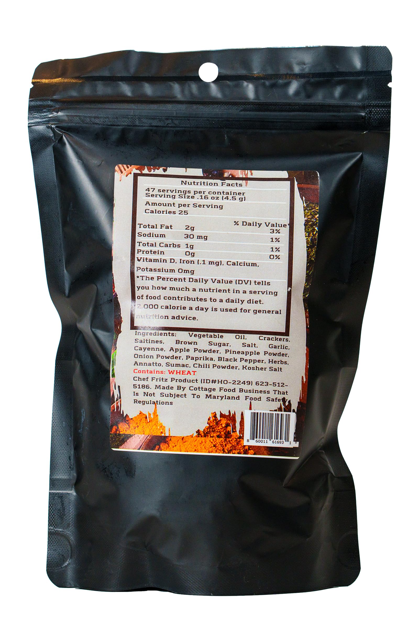 Chef Fritz Snacker Krack Oyster Crackers: Sweet N' Smoky
