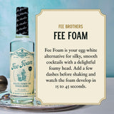 Fee Brothers Fee Foam - Cocktail Foamer and Mixer, Egg Substitute, Vegan-Friendly, Gluten Free, 12.7 fl oz (Pack of 12)
