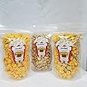 3-Pack of Variety Gourmet Popcorn (Caramel, Cheese and Cowboy Mix) | Resealable Bags | Freshly Made to Order by Popcorn Stop