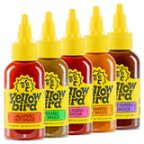 Yellowbird® Classic Hot Sauce Variety Set 2.2 oz Travel-Size (Mellow to Real Hot | 5 Flavors | Gift Pack