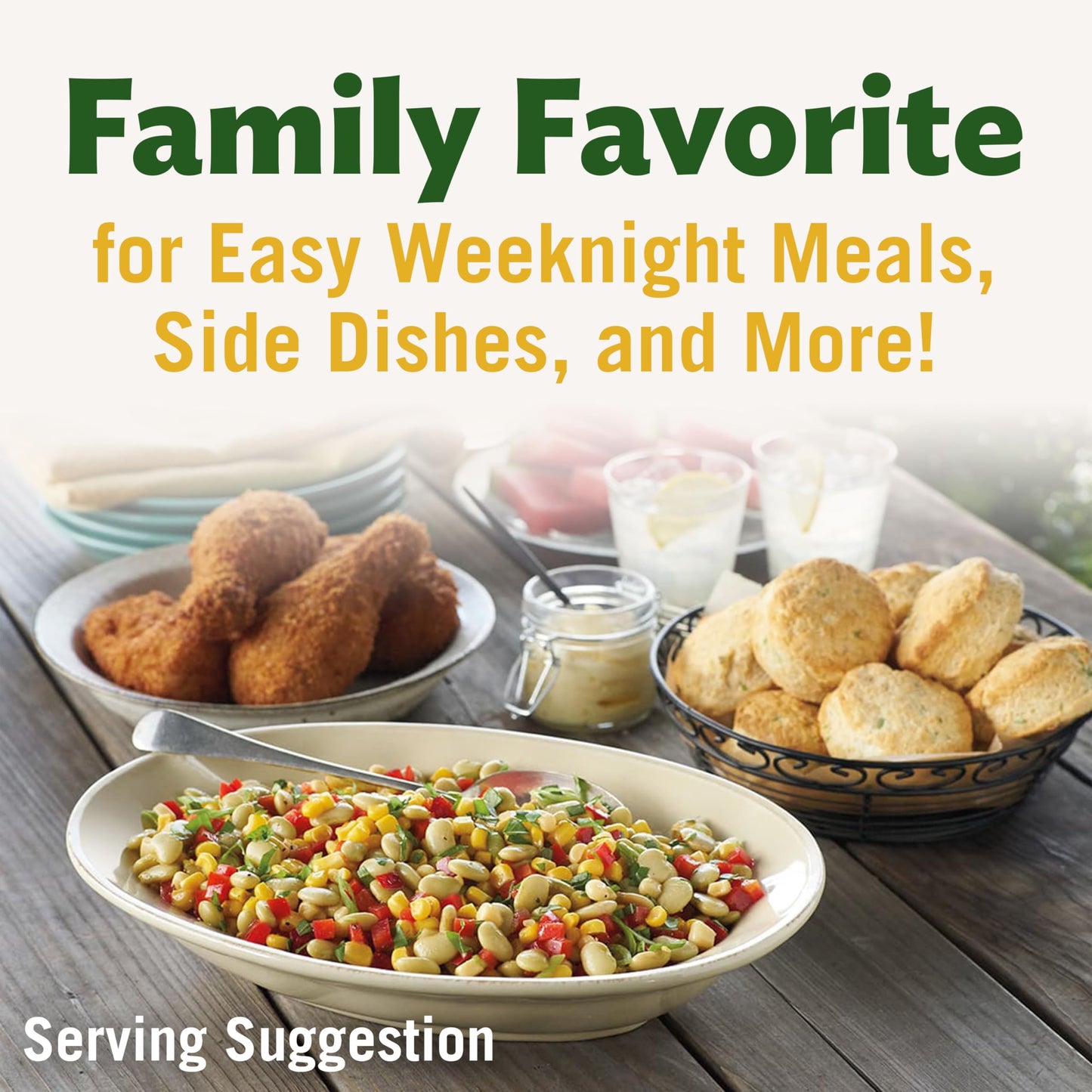 Del Monte Harvest Selects Green Lima Beans, 8.5 oz. Can, Canned Vegetables