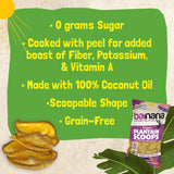Barnana Himalayan Pink Salt Organic Plantain Scoops, Non GMO, Gluten Free, 5 Ounces (Pack Of 6)