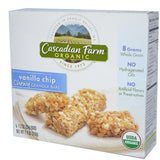 Cascadian Farms Chewy Granola Bars Vanilla Chip - 5 Bars