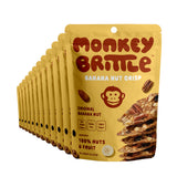 Monkey Brittle Healthy Snacks, Crispy Plant-Based Treats for Kids & Adults, Vegan & Gluten-Free, All-Natural Snack for School, Sports, Camping