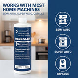 Ouxunus Descaling Solution for Compatible with DeLonghi?Krups?BLACK+DECKER?Mr Coffee Coffee Machines, Powerful Limescale Remover(5 Uses)